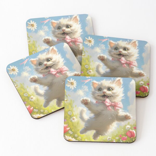 Item preview, Fluffy Feline Adventure designed and sold by cute-animals99.