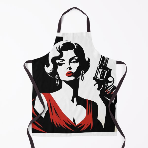 Item preview, Femme Fatale with Revolver [Noir, Crime] designed and sold by RESToRAPTOR.