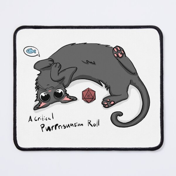 Item preview, A critical purrrrsuasion roll designed and sold by Catticore.