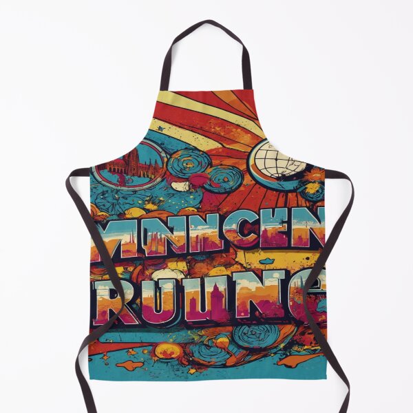 Item preview, Vibrant München Pop Art - Text Capital Design designed and sold by SSulatul101.
