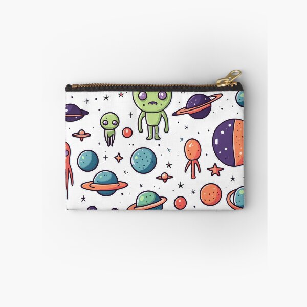 Item preview, Cosmic Aliens and Planets Pattern designed and sold by HecoPhoto.