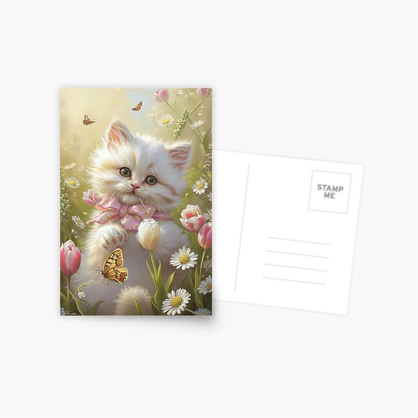 Item preview, Fluffy Feline Fun designed and sold by cute-animals99.