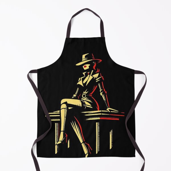 Item preview, Cyborg Femme Fatale on the Table [neo noir, neon] designed and sold by RESToRAPTOR.