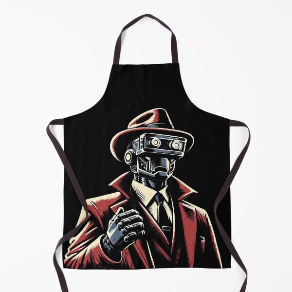 Item preview, Private Detective Robot [neo noir, neon] designed and sold by RESToRAPTOR.