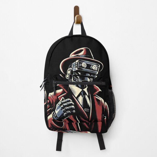 Item preview, Private Detective Robot [neo noir, neon] designed and sold by RESToRAPTOR.