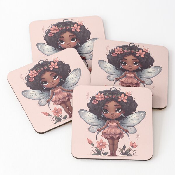 Item preview, Cute African American Fairy  designed and sold by Krasnovaovaova.