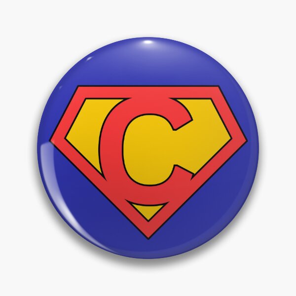 Item preview, Letter C | Super Letter | Red and Yellow designed and sold by Christiana-Art.