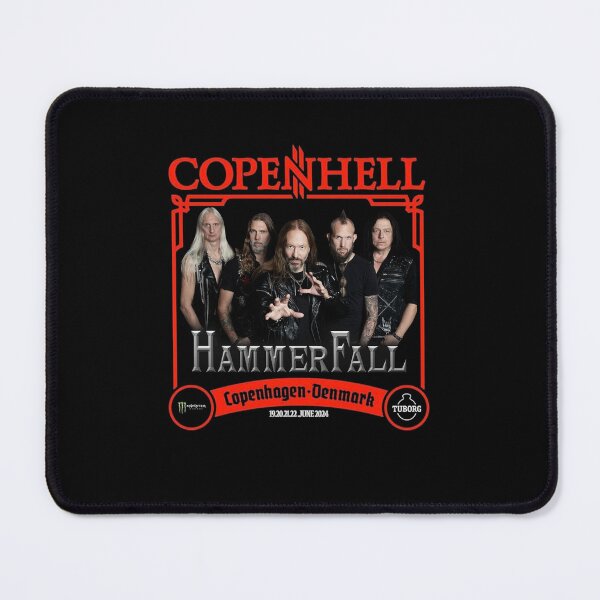 Item preview, Swedish power metal band Hammerfall play Copenhell 2024 designed and sold by Henri5Lindgren.