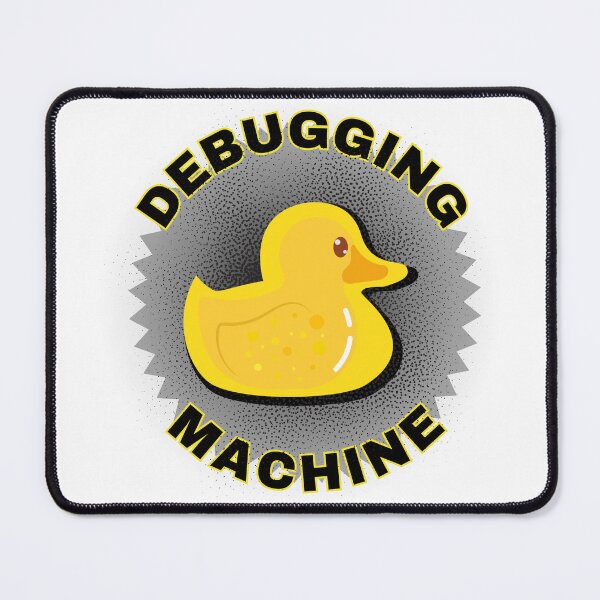 Item preview, Rubber Duck Debugging with Quack the Debugging Machine - a non-judgmental listener. Fluffy Rubber Duck Debugging Design. designed and sold by Kubala.