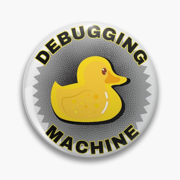 Item preview, Rubber Duck Debugging with Quack the Debugging Machine - a non-judgmental listener. Fluffy Rubber Duck Debugging Design. designed and sold by Kubala.