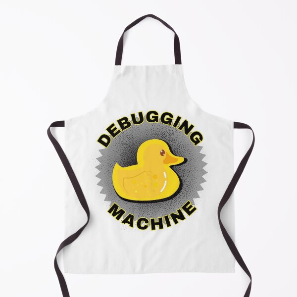 Item preview, Rubber Duck Debugging with Quack the Debugging Machine - a non-judgmental listener. Fluffy Rubber Duck Debugging Design. designed and sold by Kubala.
