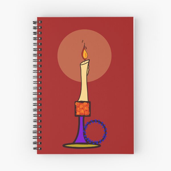 Item preview, Candle with candlestick designed and sold by MsRedFox.