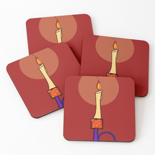Item preview, Candle with candlestick designed and sold by MsRedFox.