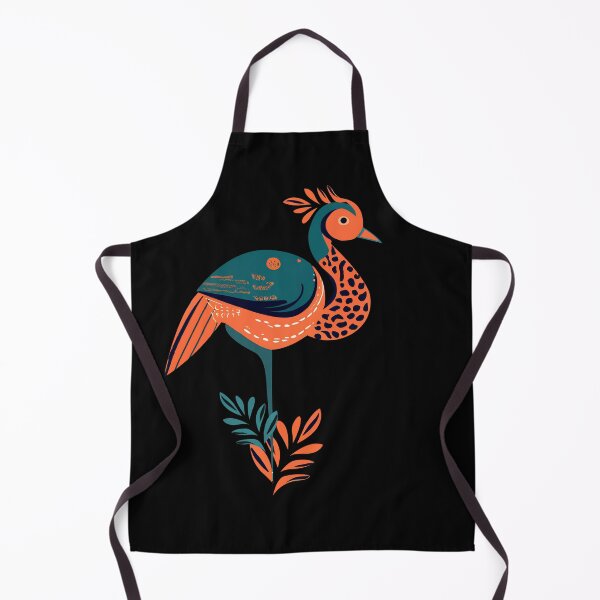 Item preview, Orange heron designed and sold by moderncolor.