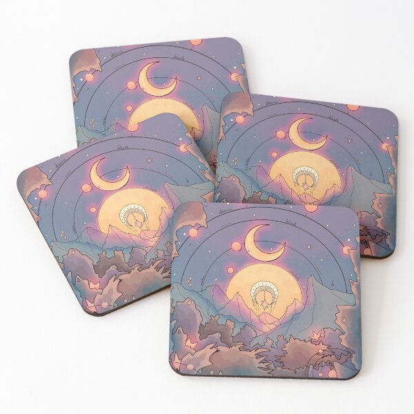 Item preview, A nighttime forest  designed and sold by Swadeillustrations.