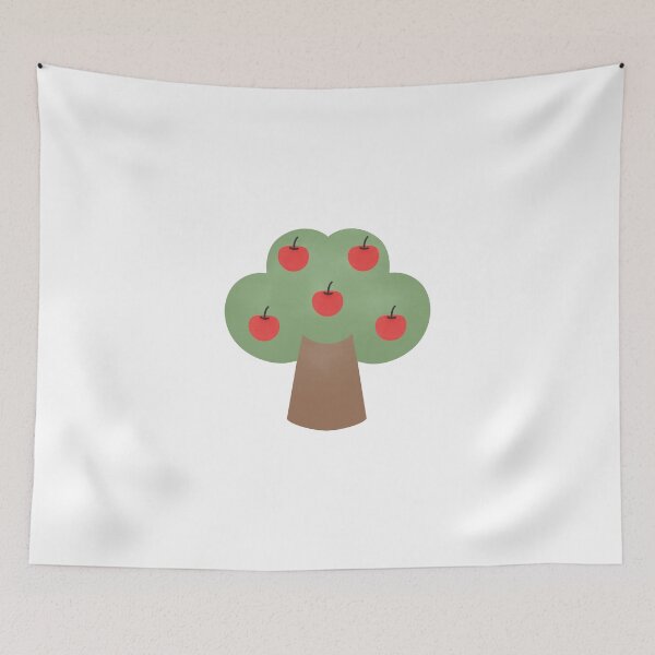 Item preview, Apple tree cute cartoon watercolor illustration designed and sold by Anngozza2.
