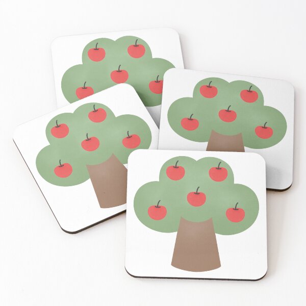 Item preview, Apple tree cute cartoon watercolor illustration designed and sold by Anngozza2.