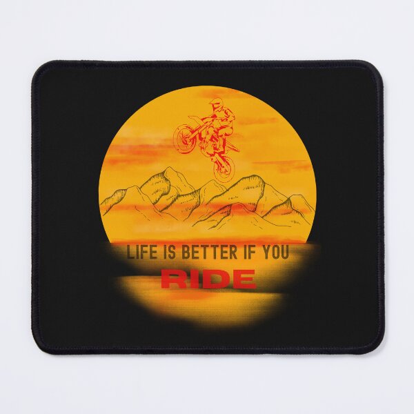 Item preview, Life Is Better If You Ride Gift for Motocross Lover designed and sold by PoppyPixShop.