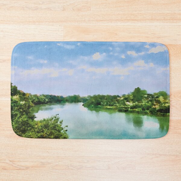 Item preview, Pure nature: Calm river for more serenity and peace (full screen) designed and sold by Ink-Kreativ.