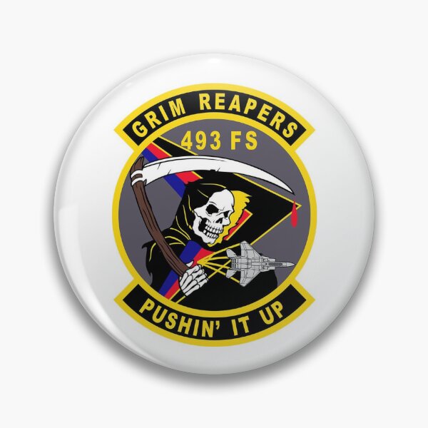 Artikelvorschau, USAF 493rd Fighter Squadron (493rd FS) „The Grim Reapers“ entworfen und verkauft von MilitaryPlus.