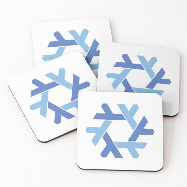 Item preview, nix / nixos blue snowflake pattern designed and sold by yisraeldov.