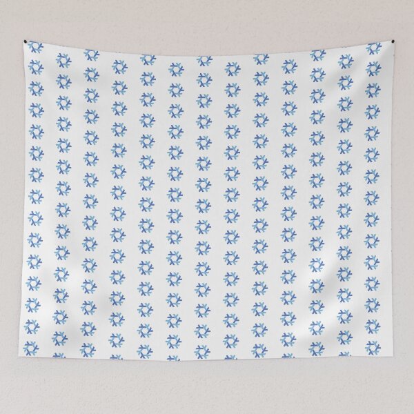 Item preview, nix / nixos blue snowflake pattern designed and sold by yisraeldov.