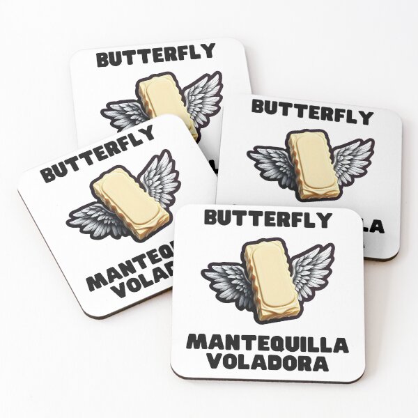 Item preview, Butterfly Mantequilla voladora designed and sold by Inspyralia.