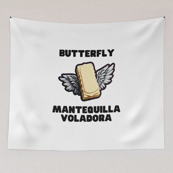 Item preview, Butterfly Mantequilla voladora designed and sold by Inspyralia.