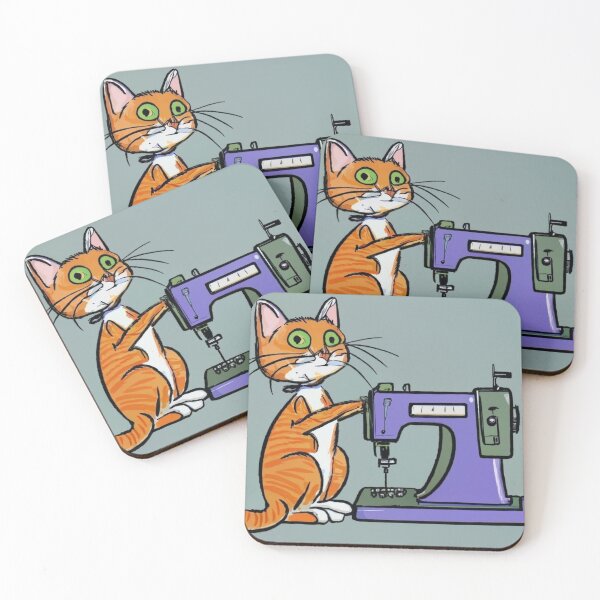 Item preview, Sewing Cats #10 designed and sold by giftsforpeoplewhosew.