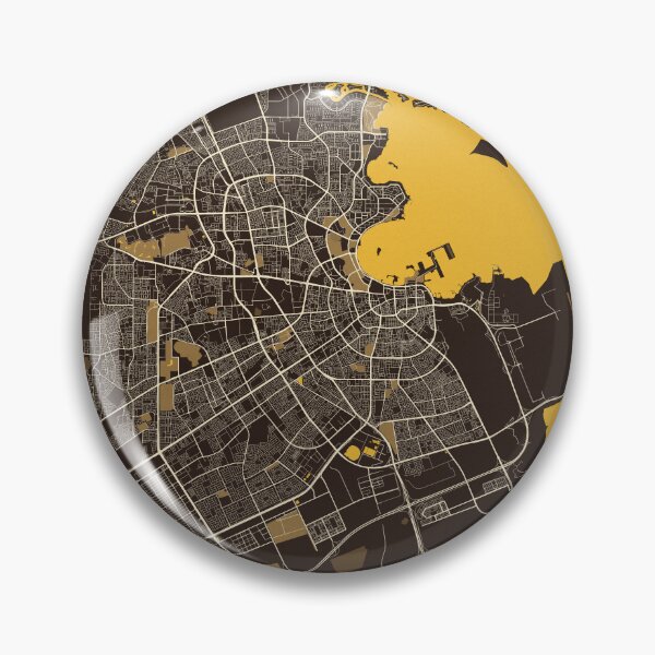 Item preview, Doha City Map of Qatar - Pastel designed and sold by deMAP.