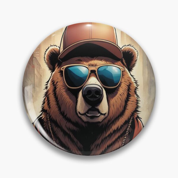 Item preview, HipHop Freestyle Bear Urban City Style Ready For Freestyle Rap Battle  designed and sold by DabGraphic.