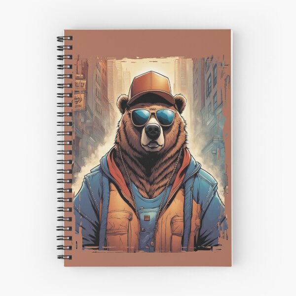Item preview, HipHop Freestyle Bear Urban City Style Ready For Freestyle Rap Battle  designed and sold by DabGraphic.