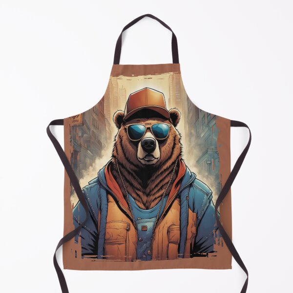 Item preview, HipHop Freestyle Bear Urban City Style Ready For Freestyle Rap Battle designed and sold by DabGraphic.