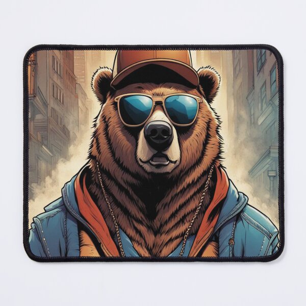 Item preview, HipHop Freestyle Bear Urban City Style Ready For Freestyle Rap Battle designed and sold by DabGraphic.