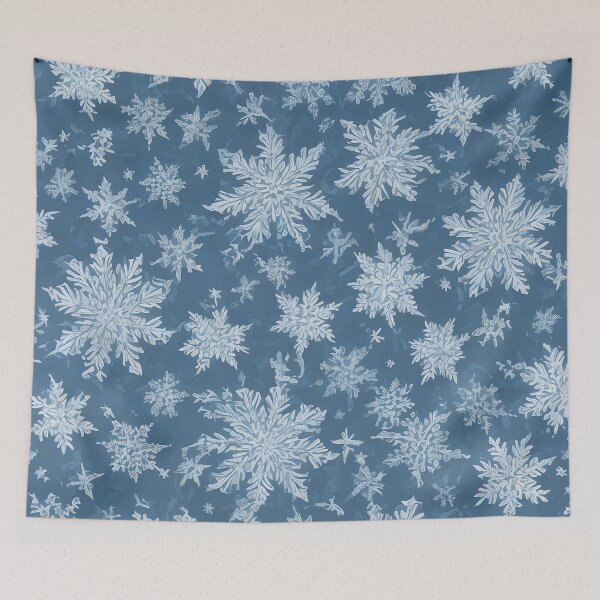 Item preview, Intricate Calming and delicate Seasonal Winter Snowflakes Pattern designed and sold by thejoyker1986.