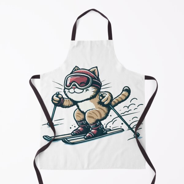 Item preview, Skiing Cat designed and sold by FRUU-design.