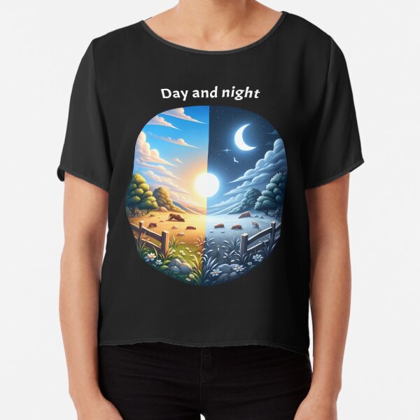 Item preview, Day and night. Design with a meaningful saying in English designed and sold by Pflugart.