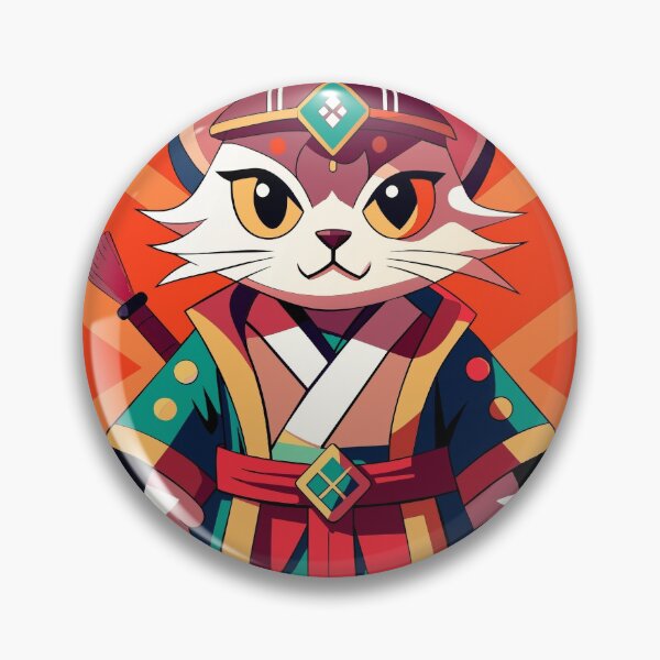 Item preview, samurai cat designed and sold by Arextr.