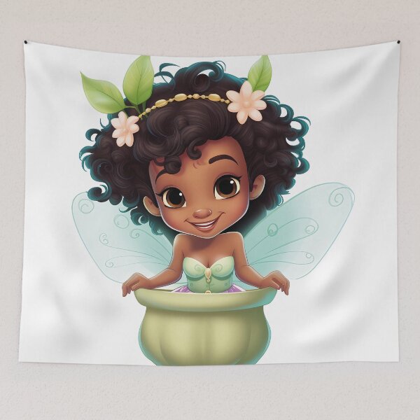 Item preview, Cute African American Fairy designed and sold by Krasnovaovaova.