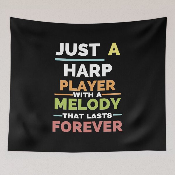 Item preview, Just a harp player with a melody that lasts forever designed and sold by annoying-shirts.