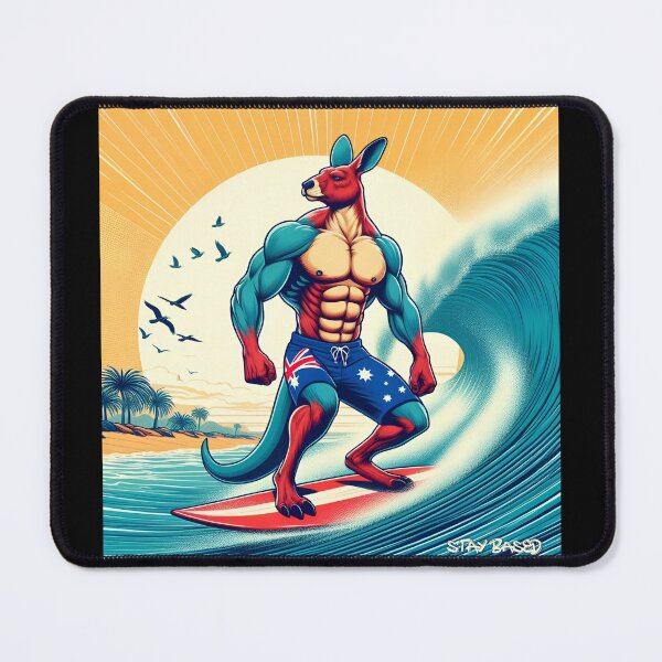 Item preview, Stay Based (True Blue Roo Down Under!) designed and sold by Takin-Thepiss.
