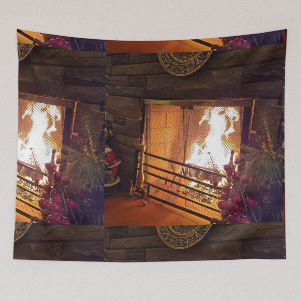 Item preview,  warm home cozy winter fireplace  designed and sold by chandira11.