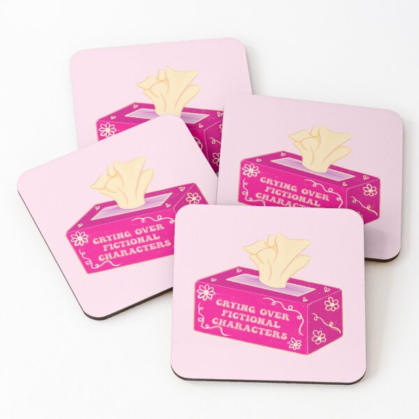 Item preview, Crying Over Fictional Characters Tissue Box designed and sold by lumidumi.