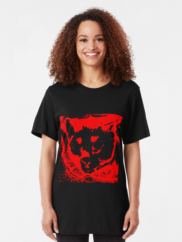 Alternate view of Black Cat 3 Slim Fit T-Shirt