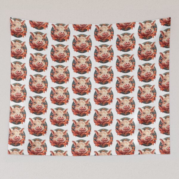 Item preview, Pigging Out in Style: Celebrate the Chinese Year of the Pig with Our Adorable Design! designed and sold by Ignorant-Artist.