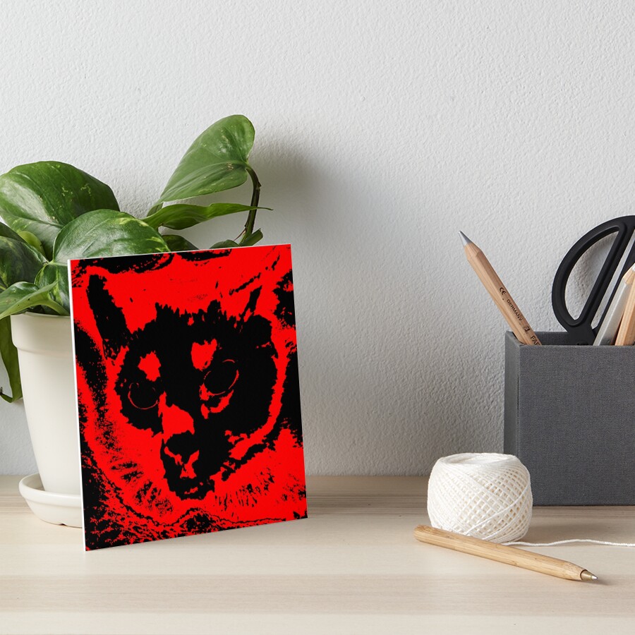 Black Cat 3 Art Board Print