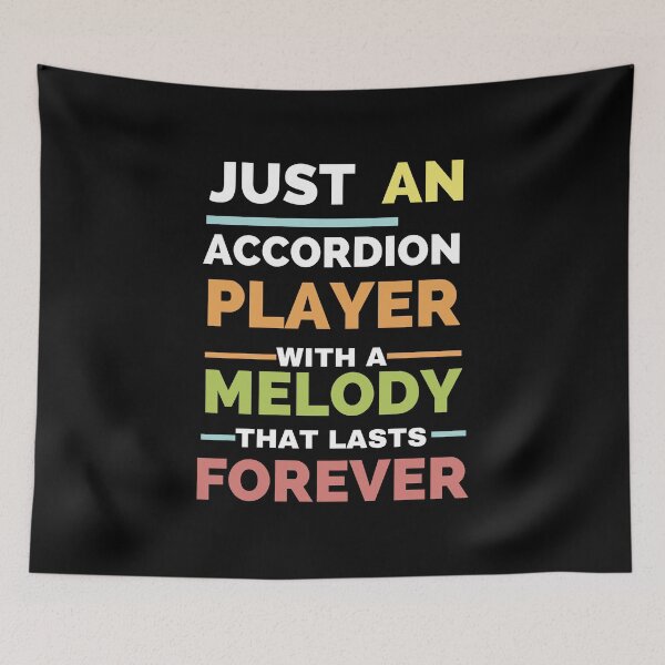 Item preview, Just an accordion player with a melody that lasts forever designed and sold by annoying-shirts.