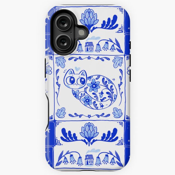 Porcelain cat iPhone Tough Case
