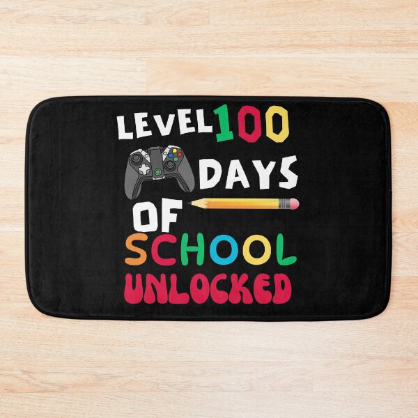 Item preview,  Level 100 Days Of School Unlocked , Level 100 Days of School Completed , Happy 100 Days of School , 100 Days Video Game , 100 Days Gamer Boys designed and sold by Creativedsigna.