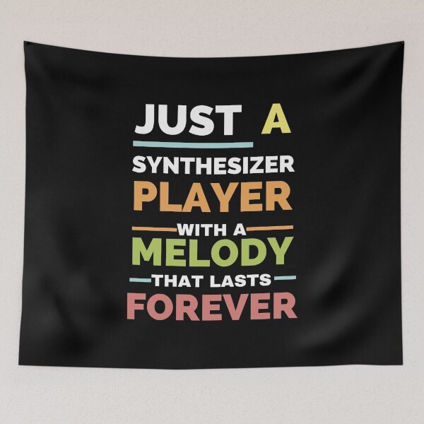 Item preview, Just a synthesizer player with a melody that lasts forever designed and sold by annoying-shirts.